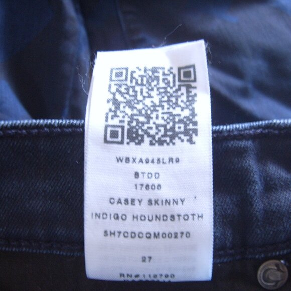 Like New Excellent Condition True Religion Women Jeans sz 27 Made in USA - Picture 4 of 4